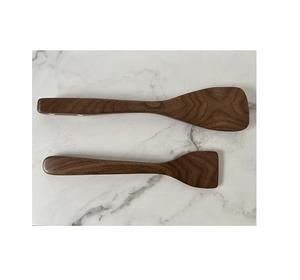Meilleure vente de cuillère de service en bois faite à la main ensemble de serveur nouveaux accessoires de cuisine couverts vaisselle outils de salade pour un usage domestique - Product Image 2