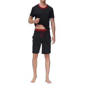 Conjuntos cortos de alta calidad para hombre, conjuntos de 2 piezas, conjunto de camisa y pantalones cortos informales de verano a la moda, ropa de calle informal, conjunto transpirable para hombre - Product Image 5