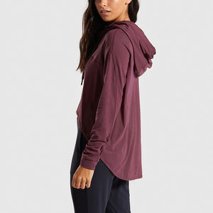 Sudadera corta personalizada OEM para mujer, sudaderas recortadas de alta calidad, ropa de calle informal a la moda, sudaderas con capucha, ropa deportiva al por mayor - Product Image 3