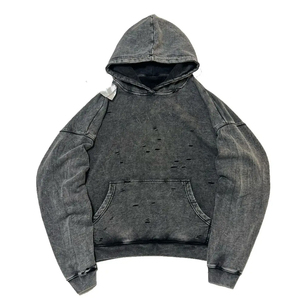 Sweat à capuche d'hiver pour homme 2024, tissu polaire, coton/polyester, respirant, design personnalisé - Product Image 5