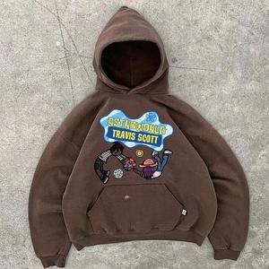 Sweats à capuche pour hommes les plus vendus avec broderie à imprimé bouffant Nouveau design Collection d'hiver Bas quantité minimale de commande Vente en gros du Pakistan - Product Image 1