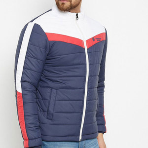 Veste matelassée noire personnalisée de haute qualité North pour hommes chaleur hivernale avec logo avant pour adultes - Product Image 2