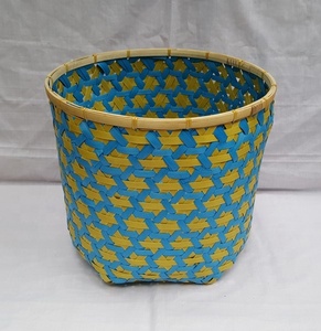 Cesta de bambú colgante de pared para almacenamiento de hogar y cocina 100% material de bambú de alta calidad al por mayor hecho en Vietnam - Product Image 4