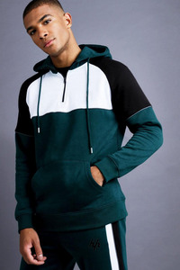 ATYPE ชุดวอร์มลำลองสำหรับผู้ชายชุดวอร์มสีเขียวและสีดำสำหรับฤดูหนาวเสื้อใส่ออกงานมีฮู้ด Paypal - Product Image 2