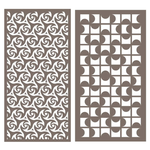 CNC Laser Cut Metal Wall <b>Screens</b> Modern <b>Privacy</b> Panels for Patios & <b>Outdoor</b> Spaces - Product Image 3