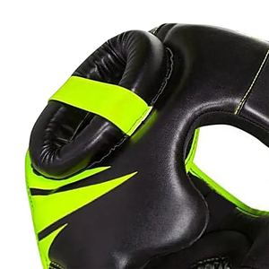 Casque d'entraînement de boxe professionnel le plus vendu conception modulaire protège-tête en cuir PU réglable personnalisable de haute qualité - Product Image 3