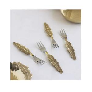 Ensemble de couverts au design moderne en laiton couleur or, ensemble de couteaux à tartiner pour la maison et la restauration - Product Image 3