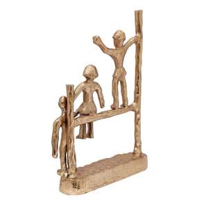 Gutsy Trio Pièce maîtresse en aluminium doré Accessoire de décoration intérieure élégant - Product Image 6