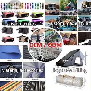 Không thấm nước hai lớp mái lều cho 4 người vỏ cứng với khung nhôm và Oxford vải cho xe cắm trại - Product Image 3
