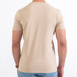 Diseñe su propio logotipo Camisetas para hombres Ropa de servicio Camisetas para hombres Ropa de pantalla Parche Camiseta cómoda de manga corta para hombres - Product Image 3