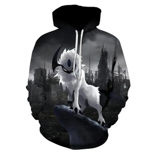 Felpe con Cappuccio Antirughe Traspiranti in Maglia Solida con Stampa Personalizzata Frontale per Donna OEM 100% Poliestere Pullover Streetwear Sublimazione - Product Image 5