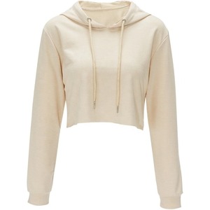 Vente en gros de sweat à capuche rétro pour femme, sweat-shirt à capuche épais, veste à capuche unie de haute qualité pour l'hiver - Product Image 2