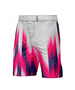 Pantalones Cortos de Muay Thai con Logotipo Personalizado de Fabricante Tailandés, Pantalones Cortos de Boxeo de Alta Calidad al por Mayor, Pantalones Cortos de Nailon Satinado para Hombre - Product Image 3