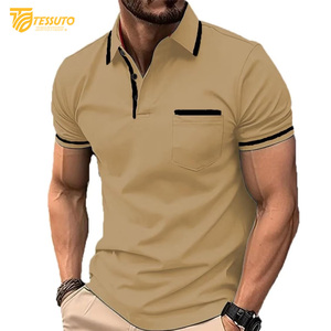 Haute qualité hommes pour polo dernière conception respirant tenue décontracté bas quantité minimale de commande personnalisé grande taille Options personnalisables - Product Image 6