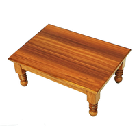 Table à manger moderne en bois massif sculpté à la main, style ferme, écologique et durable, petit mobilier de maison