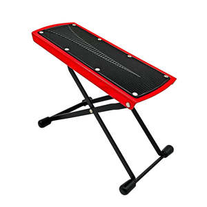 5Core Guitar Foot <b>Stool</b> Height Adjustable <b>Folding</b> Leg Rest Classical Footrest - Product Image 1