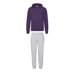 Conjunto Deportivo Personalizado de Alta Calidad para Hombre, 100% Algodón Grueso, 2 Piezas, Sudadera Completa para Gimnasio y Jogging - Product Image 4