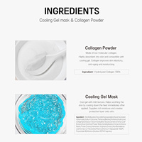 Label privé kit de gel rafraîchissant au collagène coréen végétalien avec poudre pack de masques DR.DRAWING masque en gel apaisant pour la peau Cool VitaminB5