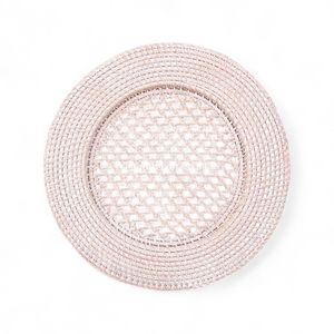Assiette de présentation en rotin durable fabriquée à la main à partir de rotin naturel pour la décoration de table et la décoration intérieure - Product Image 2