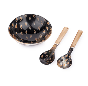 High Demand Buffalo Horn Bowls Wholesale Supplier 25cm Diameter Horn for Soup and Salad <b>Wedding</b> and Party Use - Product Image 1