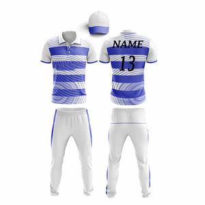 Uniforme de cricket pour adultes, nouveau style, matière douce au toucher, meilleur logo personnalisé, idéal pour la vente en gros, disponible en différentes couleurs - Product Image 1