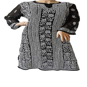 ellent ผ้าฝ้ายคุณภาพ Kurti ผู้หญิงสําหรับเสื้อผ้าชาติพันธุ์สําหรับงานแต่งงานมีจําหน่ายในราคาขายส่ง - Product Image 1