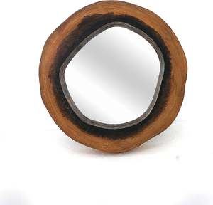 Top Selling <b>Wooden</b> Wall <b>Mirror</b> Simple and Creative Look Eco-Friendly Stylish Design Comfortable Accommodations at Best Prices - Product Image 5