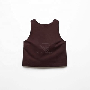 Vente en gros de hauts de sport d'été pour femmes de haute qualité, vêtements unis, fabricants, logo personnalisé, t-shirt court 180g pour femmes - Product Image 3