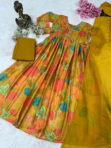 FULPARI, recién llegado, Kurtis de rayón indio con estampado Digital, Salwar de talla grande listo para mujeres, mujeres paquistaníes, Wea - Product Image 2