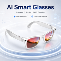 Lunettes Intelligentes avec Caméra, Vidéo 2K, Assistant IA, Étanchéité IP66, Contrôle Tactile, Fabricant OEM ODM