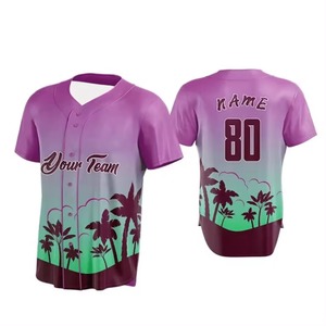 Maillot de baseball personnalisable respirant, antibactérien, séchage rapide, avec nom et numéro imprimés, grandes tailles, pour compétition et entraînement en extérieur - Product Image 4