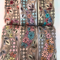 Vente en gros durable en coton à bas prix guipure française broderie dentelle tissu dentelle accessoires pour robes décoration florale