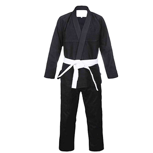 Uniforme de Judo Negro para Adultos y Niños, Estilo Artes Marciales de Taekwondo - Product Image 3