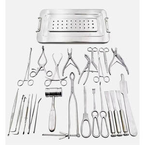 Juego básico de cirugía ortopédica de 25 PCS de instrumentos quirúrgicos con caja - Product Image 1