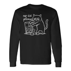 Maglietta a maniche lunghe Cat Abolish Ice No Ice Please - Prodotto promozionale - Product Image 1