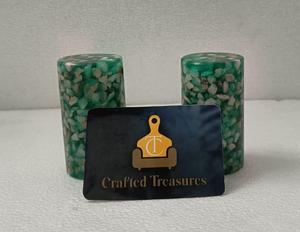 Saleros y pimenteros de resina y piedra con diseño creativo, con piedra y resina incorporadas, utensilios de cocina personalizados al mejor precio - Product Image 6