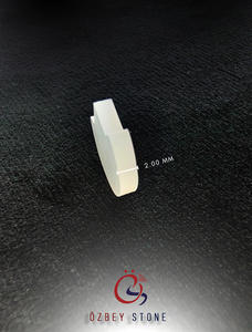 Vente en gros 7x7 et 10x11 Nacre plate en forme de fleur de tulipe pour la fabrication de bijoux - Product Image 4