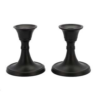 Bougeoir vintage en métal, chandelier fini noir pour décorations de mariage, bougeoir de table décoratif pour la maison, nouvel arrivage - Product Image 6