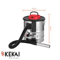 Trajano-aspiradora y soplador de ceniza de acero inoxidable, 18L, 1200W, con filtro HEPA, productos de calefacción, muebles para el hogar de España