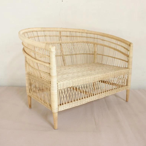 Premium design long sofa from woven <b>rattan</b> handmade in Asian style luxury hotel decoration home <b>furniture</b> - Product Image 3
