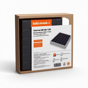 Panel Solar Monocristalino PERC de Media Celda Solarman SM-380-72M 550W con Certificación TUV, Marco de Aluminio y Caja de Conexiones IP67 - Product Image 2