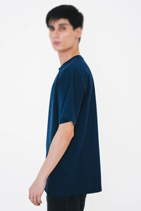 T-shirt pour homme à coupe ample et graphique personnalisé, en jersey 100% coton, manches courtes, respirant, uni, pour l'extérieur - Product Image 2