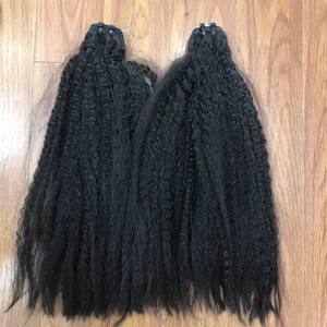 ผมต่อแบบลอนผมมนุษย์ผมตรงแบบลอนหลวมผมยาวสองชั้นสำหรับต่อผมคน100% โรงงานเวียดนาม - Product Image 2