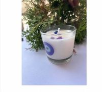 Bougie Premium à l'Œil Turc à la Lavande, Combustion Propre, Tendance, Élégante, Arôme de Lavande, au Meilleur Prix par le Fournisseur