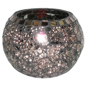 Haute qualité bougie votive idéal thé lumière mosaïque verre bougeoir élégant décoration de table verre mariages et Restaurants - Product Image 1