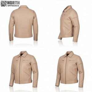 Gran oferta, chaqueta Bomber de cuero de invierno Unisex para hombre, impermeable, transpirable, suelta, ropa deportiva de calle, cremallera, patrón de camuflaje frontal - Product Image 4