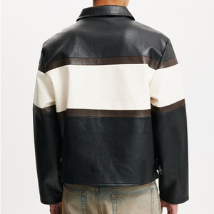 Wholesale Price New Models Men's Genuine Leather Bomber Jackets Stand Custom Made Top Selling Winter Jacket Windproof Breathable - Product Image 2