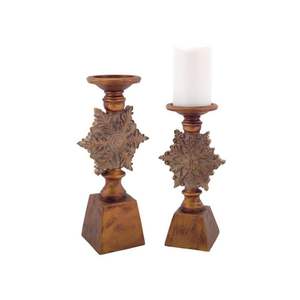 Support de bougie en bois de mangue Antique, pilier naturel, support de pilier en bois pour la décoration de la maison, porte-bougie de mariage, meilleure vente - Product Image 3