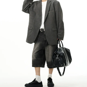 Jorts pour hommes durables en matériau résistant à la décoloration couleur et coutures doubles - Product Image 5