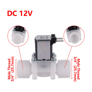 1/4 1/2 3/4 אינץ dc12v <span class=keywords><strong>ac</strong></span> <span class=keywords><strong>220v</strong></span> v בדרך כלל סגור מים סולנואיד חשמלי מים - Product Image 2
